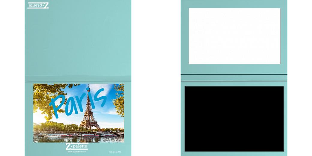 Custom Junior Z Palette - Magnetic Makeup Palette for Eyeshadows & Blush - Perfect for Travel & Professional Makeup Artists