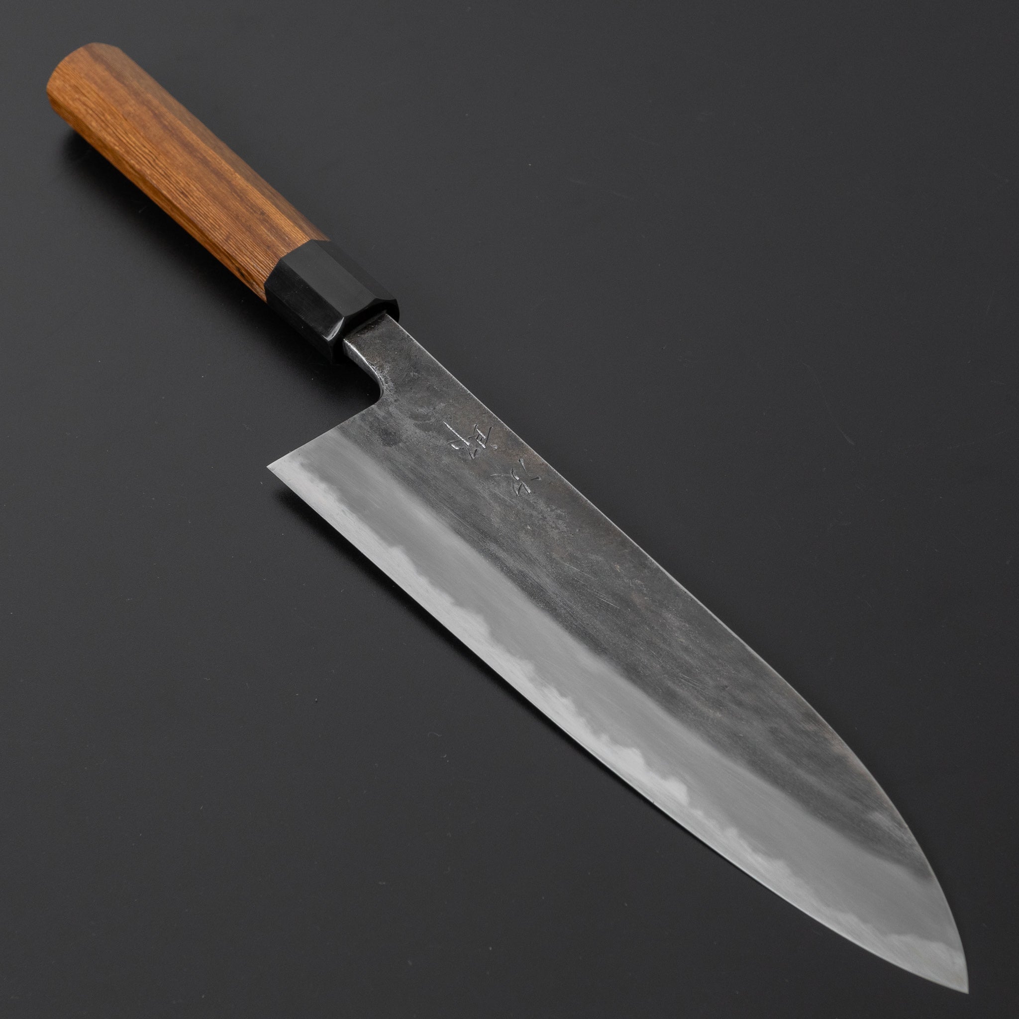 Premium Jiro Tsuchime Wa Gyuto 225mm Japanese Chef Knife with Taihei Tagayasan Handle - Perfect for Sushi, Meat Cutting & Professional Kitchen Use