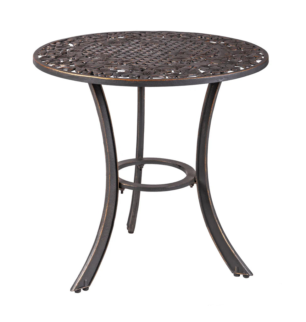 Outdoor Wildflower Patio Table - Weather-Resistant Garden Dining Set for Backyard, Deck & Balcony - Perfect for Summer BBQs, Picnics & Outdoor Entertaining
