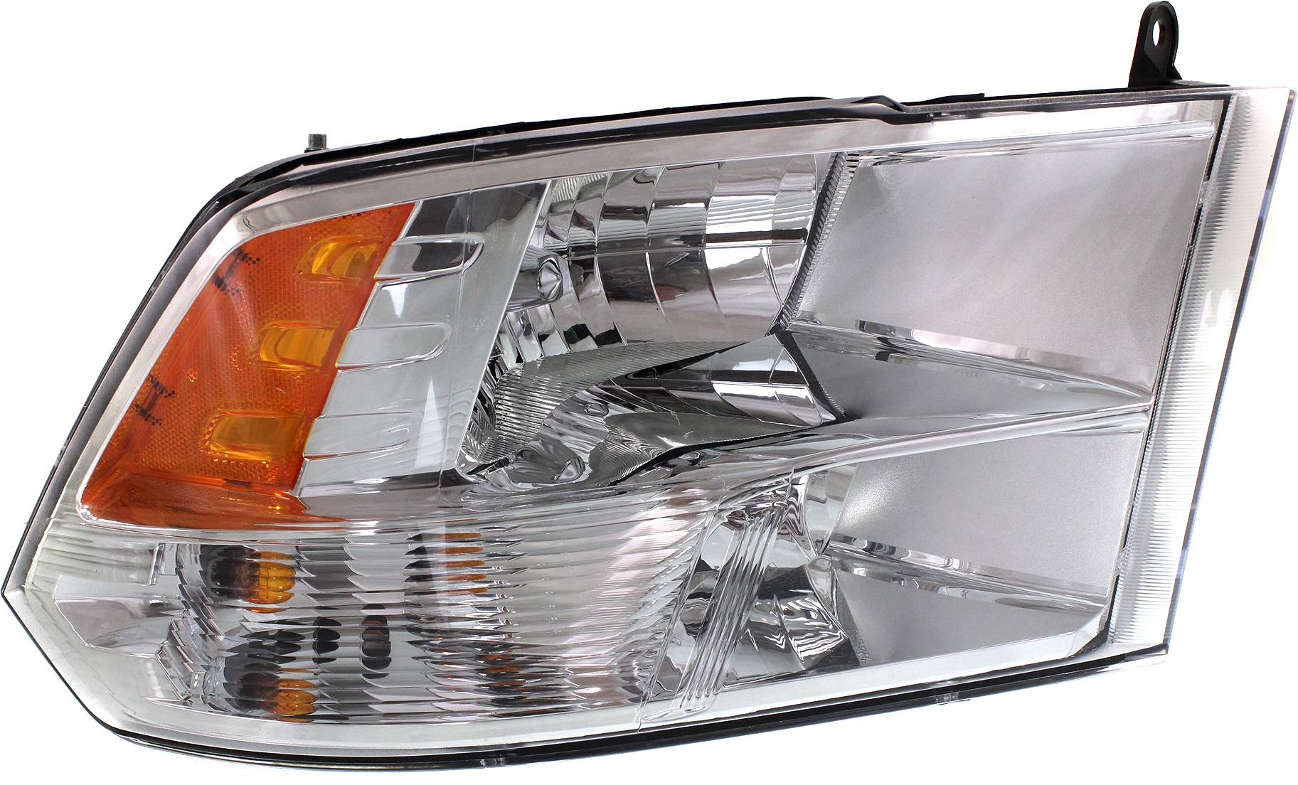 Garage-Pro Passenger Side Headlight Replacement for Ram 1500 2013-2018 & 2500 Halogen Models - Compatible with Quad Lights (No DRL) - Replaces OEM# 68096438AJ - Perfect for Night Driving & Off-Road Adventures