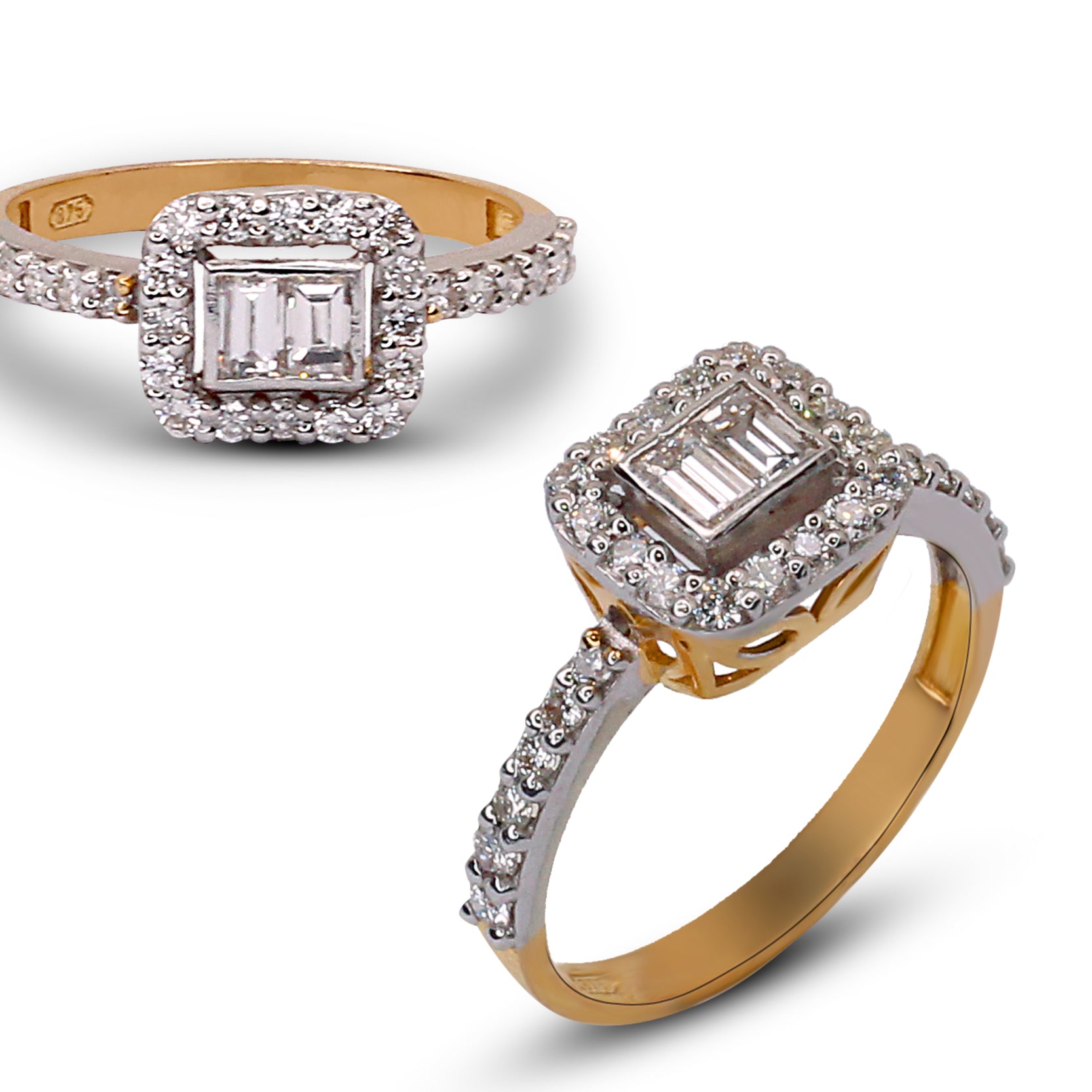DR30 Diamond Ring for Women - 1 Carat Round Cut Solitaire Engagement Ring in 14K White Gold | Perfect for Proposals, Weddings & Anniversary Gifts