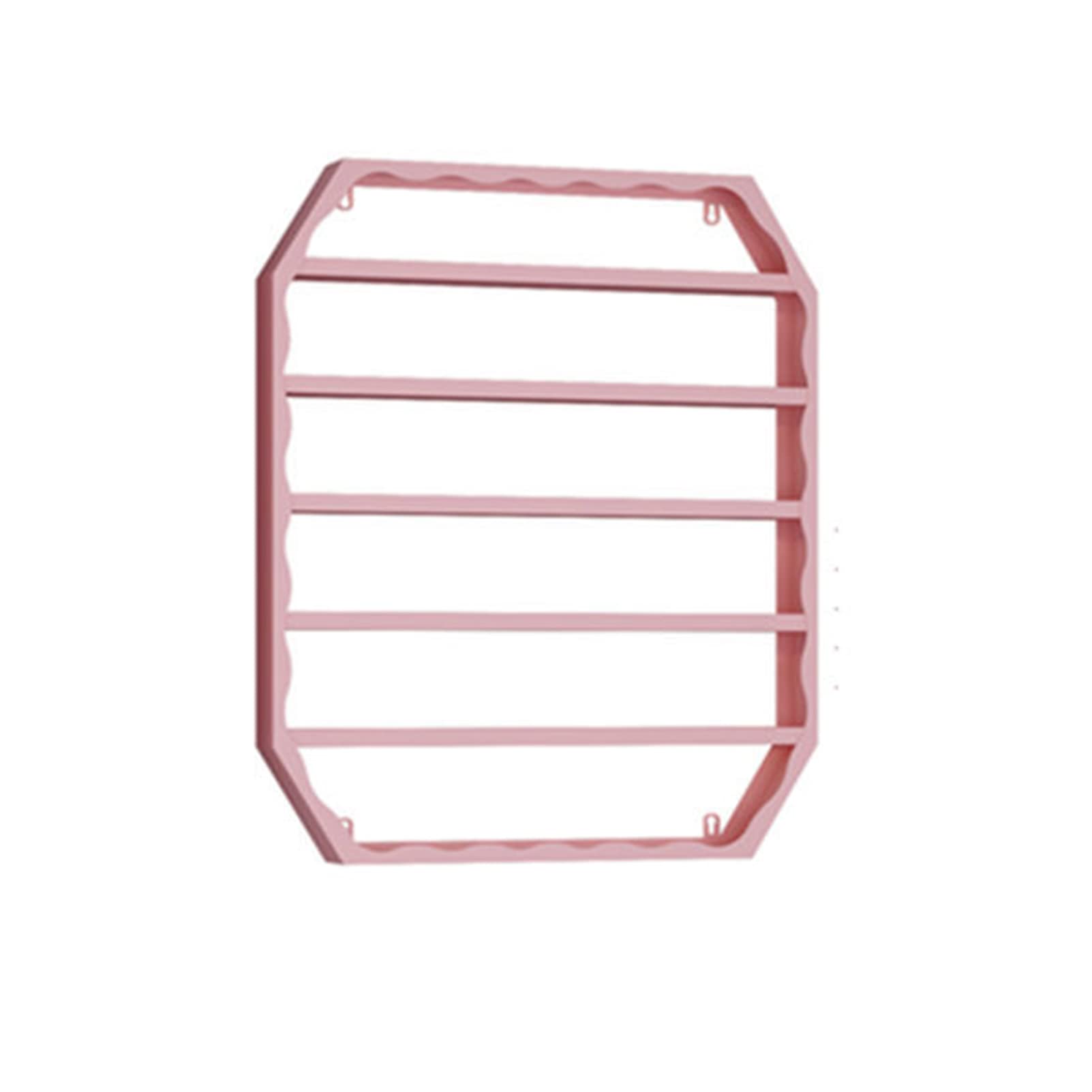 6-Tier Wrought Iron Nail Polish Display Stand - Wall Mounted Storage Rack for Salon & Spa - Essential Oil Organizer - Perfect for Nail Polish, Perfume & Beauty Product Organization in Professional Salons, Home Use & Retail Stores