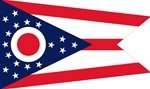 Ohio State Flag - 8' x 12' Large Outdoor Nylon American Flag for Garden, Patio, and Commercial Use