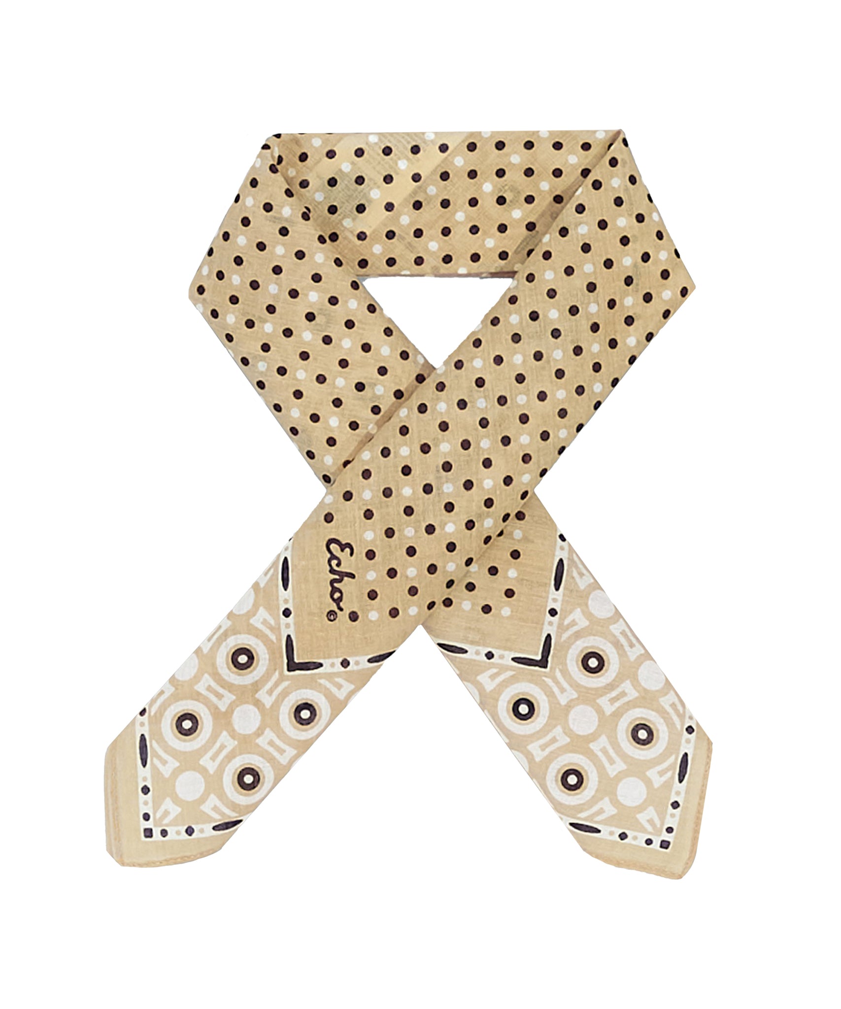 Classic Polka Dot Bandana - Stylish Cotton Scarf for Women & Men - Perfect for Fashion Accessories, Headwear, and Outdoor Activities