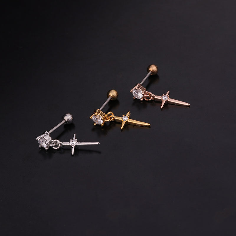 20G Cartilage Tiny Stud Earrings - Surgical Steel Celestial Star Earrings for Women | Hypoallergenic Piercing Jewelry | Perfect for Daily Wear, Parties & Gifts