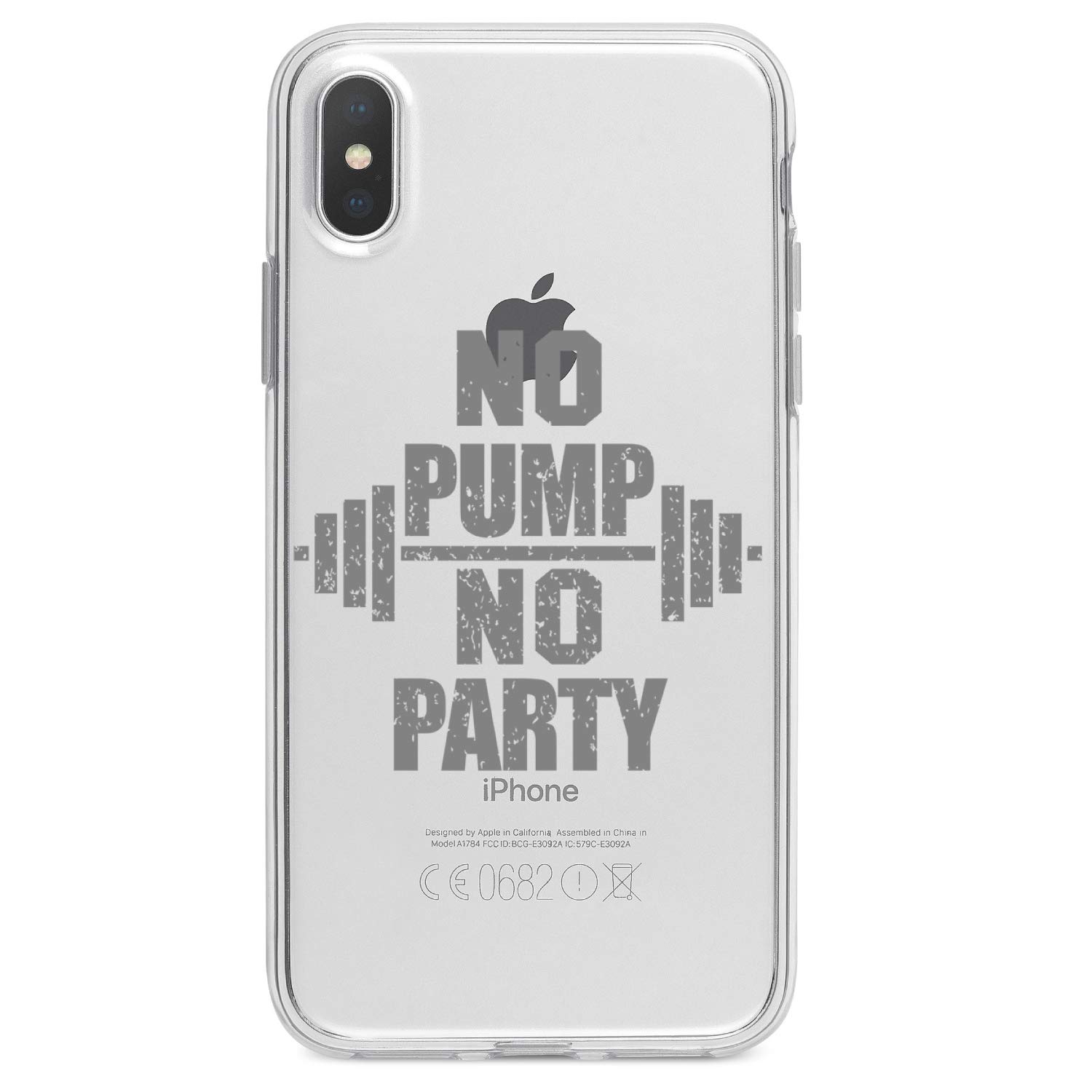 Shockproof Clear Hybrid Case for iPhone X/XS (5.8 Inch) - Slim TPU Bumper & Acrylic Back with Tempered Glass Screen Protector | Durable Drop & Scratch Resistant Protective Cover | Perfect Gift for Tech Lovers | Ideal for Business Travel, Gym, Hiking, Office, School & Outdoor Activities | Best Protection for iPhone X/XS Users
