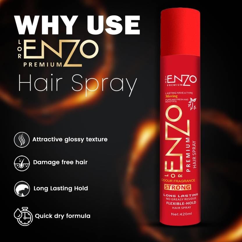 ClubBeauty Long-Lasting Hairspray for Strong & Fragrant Hair - 14.2oz (420ml) Volumizing Hair Spray for Men & Women - Perfect for Styling, Hold & Shine for Everyday, Parties & Special Events