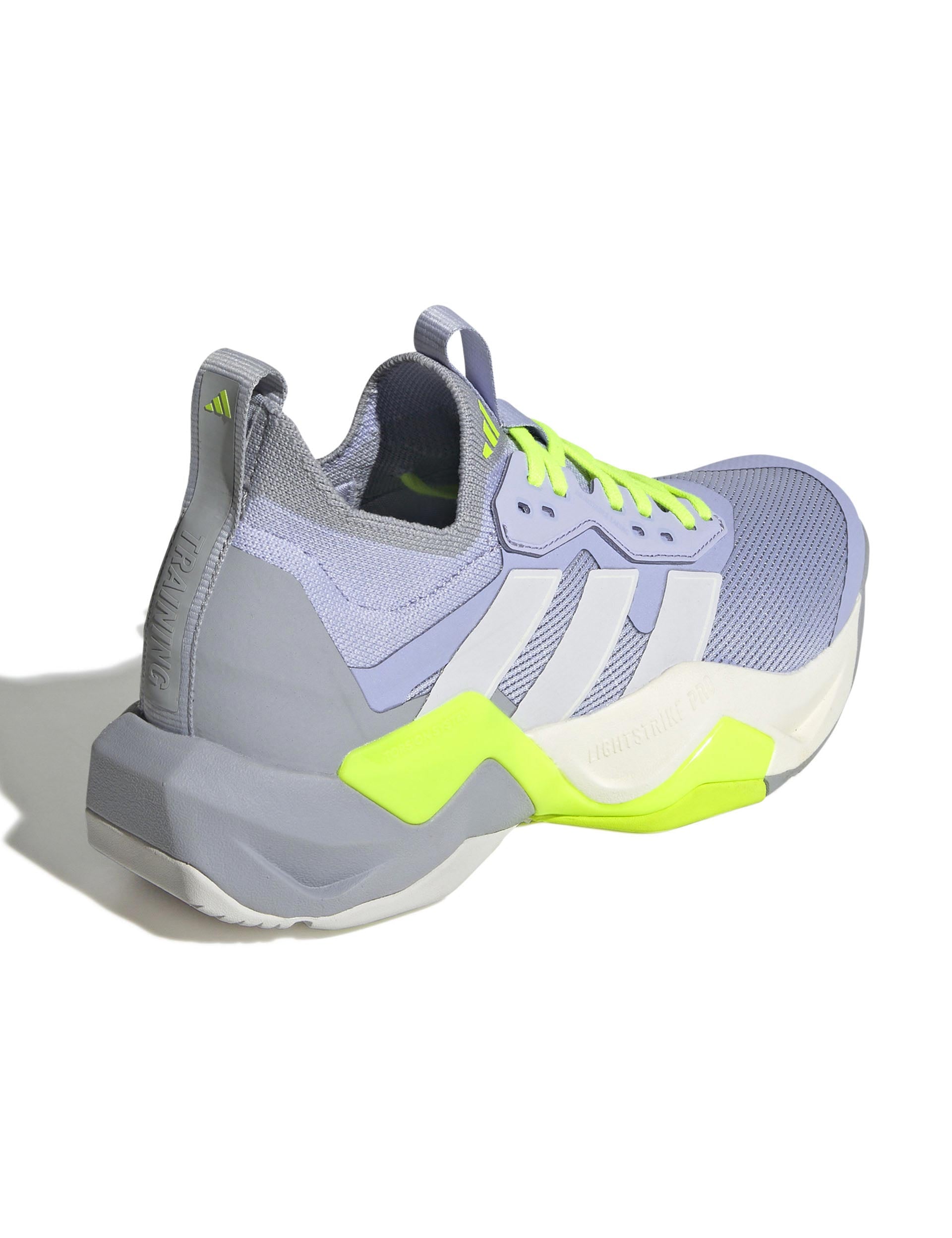Rapidmove ADV 2 HIIT Training Shoes for Women & Men - Lightweight Gym Workout Shoes for Cross Training, Running & Fitness - Violet/Dash Grey/Lucid Lemon - Perfect for HIIT, Cardio & Weight Lifting