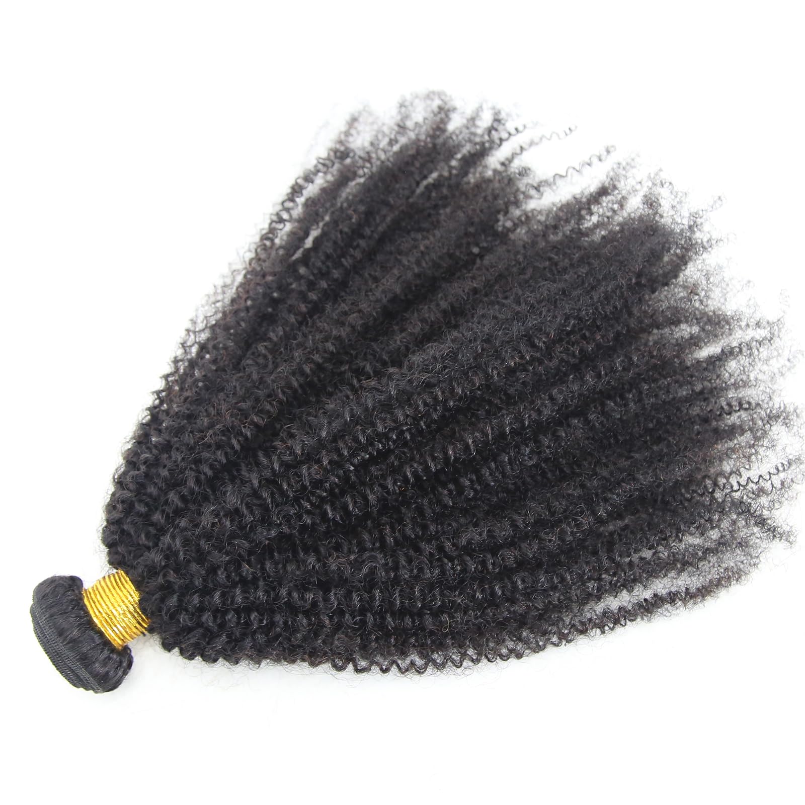 ZigZag Afro Kinky Curly 100% Brazilian Virgin Human Hair Weave Bundles 4B 4C - 28 Inch Double Weft Hair Extensions for Natural Black Hairstyles | Perfect for Braids, Twist Outs & Protective Styling