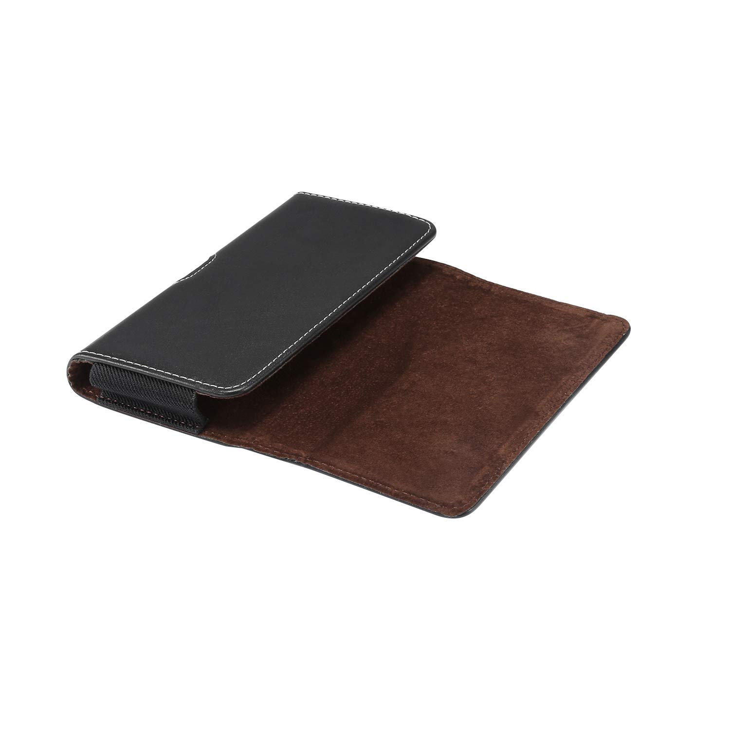 Leather Belt Loop Phone Holster Pouch - Compatible with iPhone 14/13/12/11/SE, Samsung Galaxy S22/S21/A Series, Google Pixel 5/4/3 - Perfect for Work, Hiking & Outdoor Activities