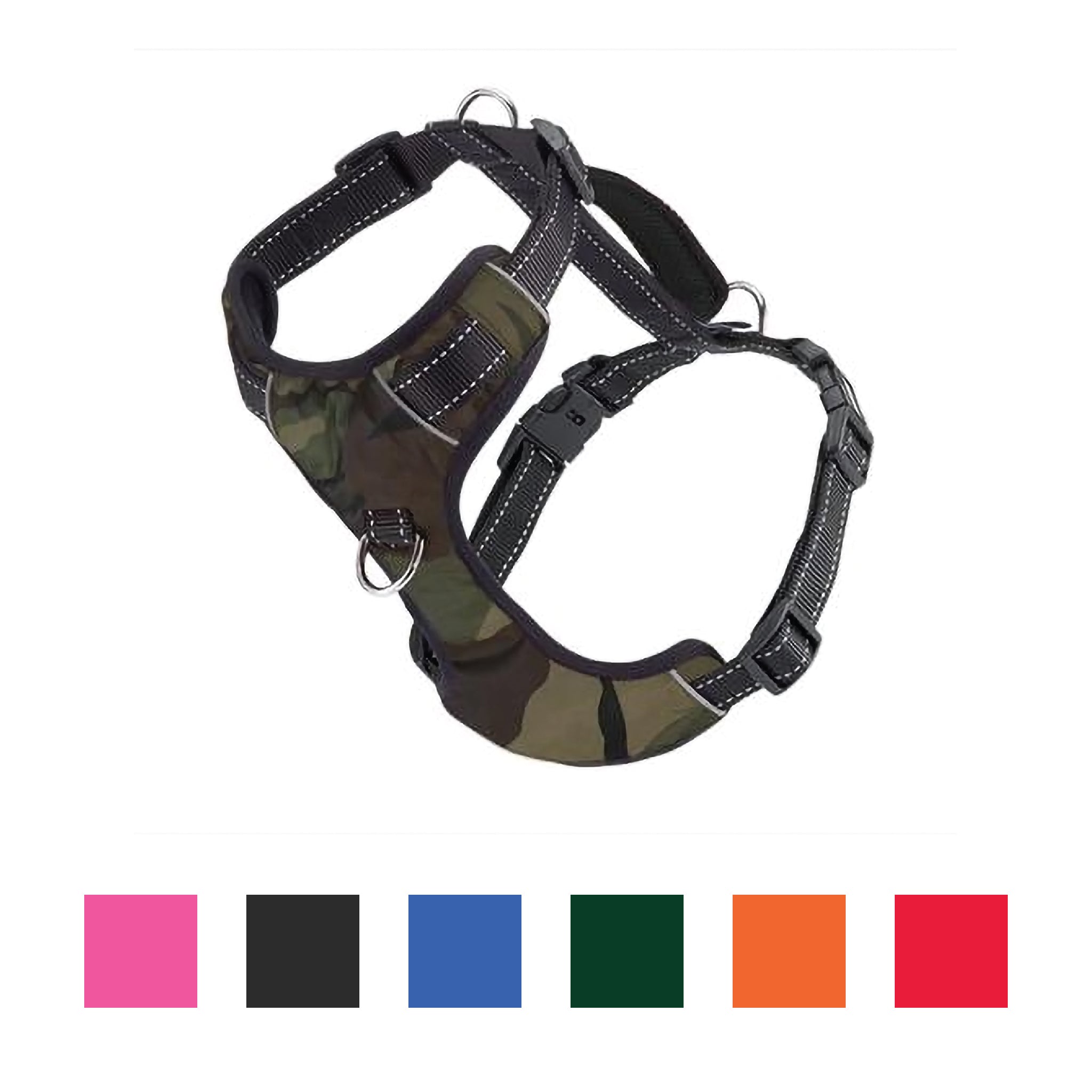 Baydog Chesapeake Harness - Adjustable No-Pull Dog Harness for Large Dogs, Reflective & Padded for Comfort - Perfect for Walking, Running & Outdoor Adventures