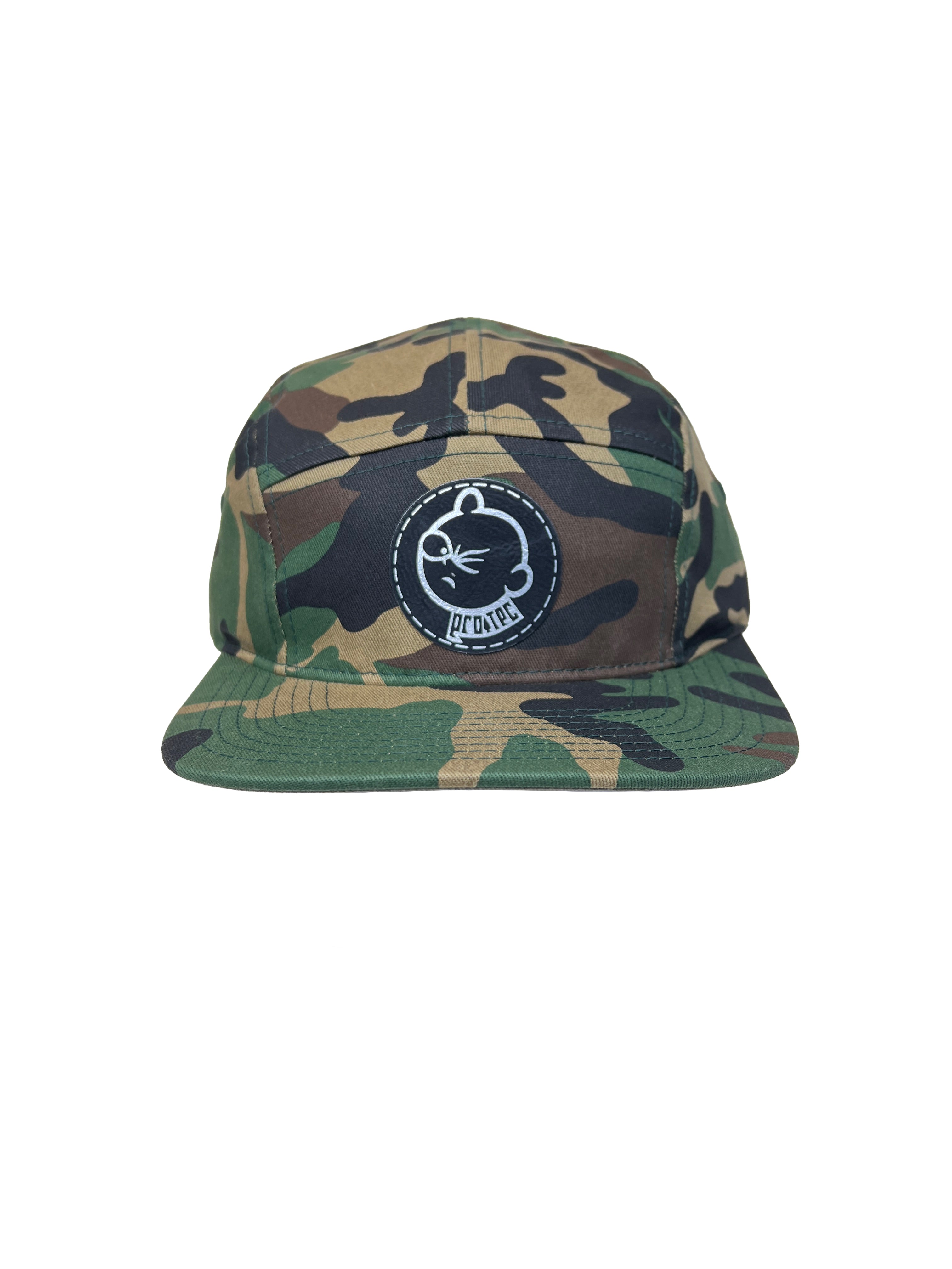 Pro Tec Lump Head Flat Cap - Camouflage Design for Outdoor Activities, Hunting, and Casual Wear