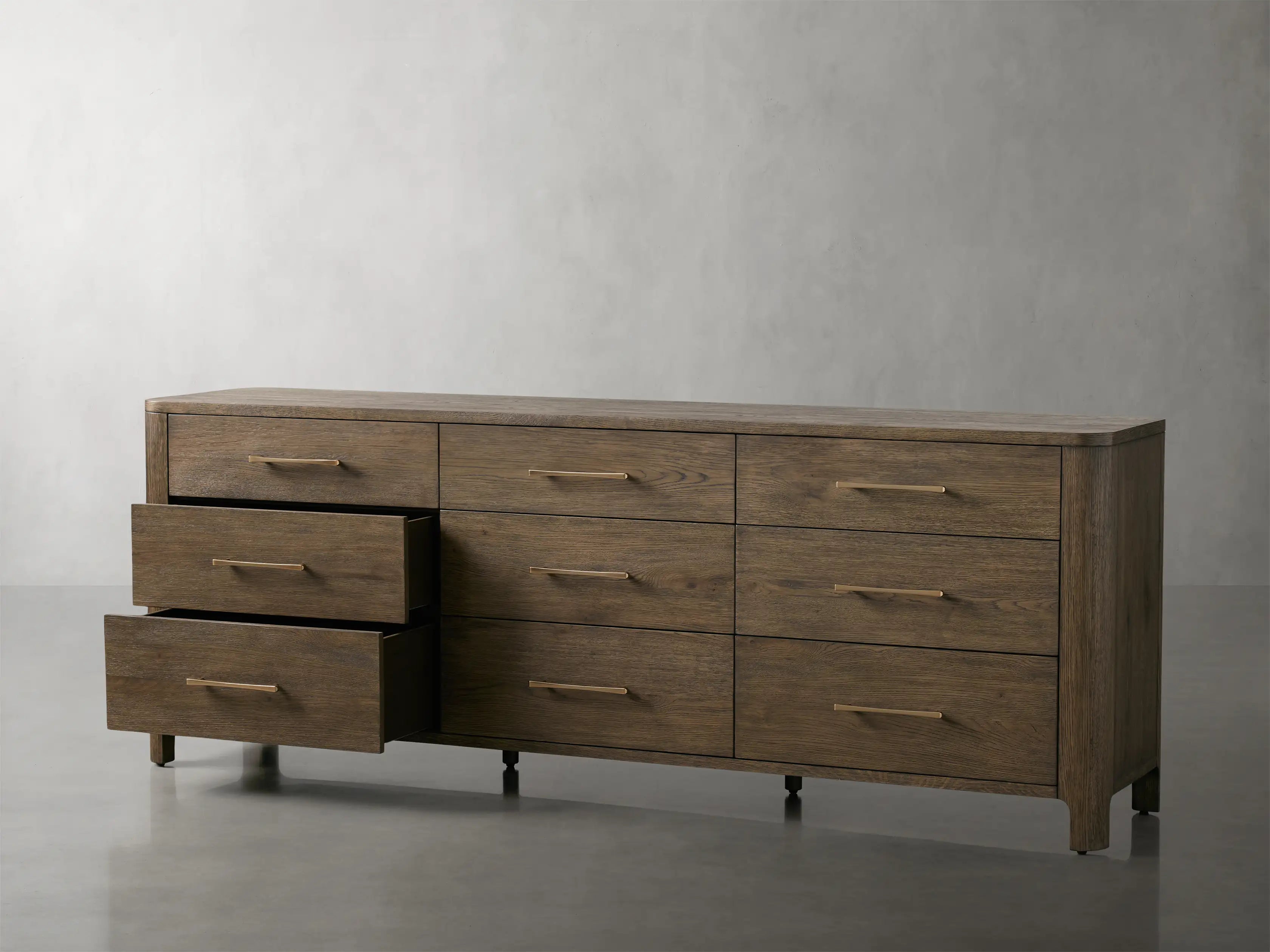 Callie 9-Drawer Dresser - Modern Wooden Chest of Drawers for Bedroom, Living Room & Office Storage | Organize Clothes, Accessories & Home Essentials