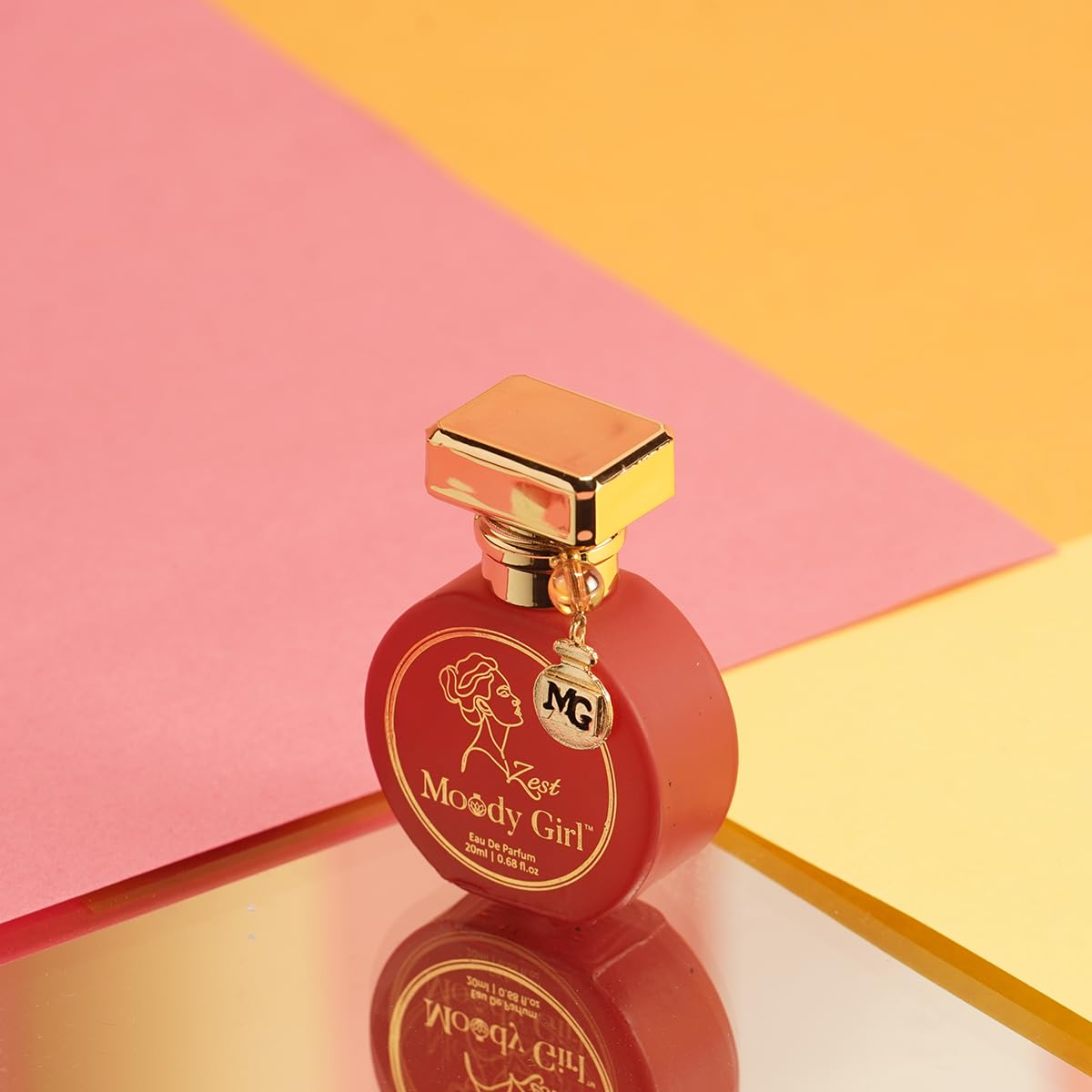 Moody Girl Zest Luxury Perfume for Women - Fresh Fruity Gardenia Scent | 24 Hour Long Lasting Musk Fragrance | Perfect Gift for Her | Great for Date Night, Office & Special Occasions (20ML)