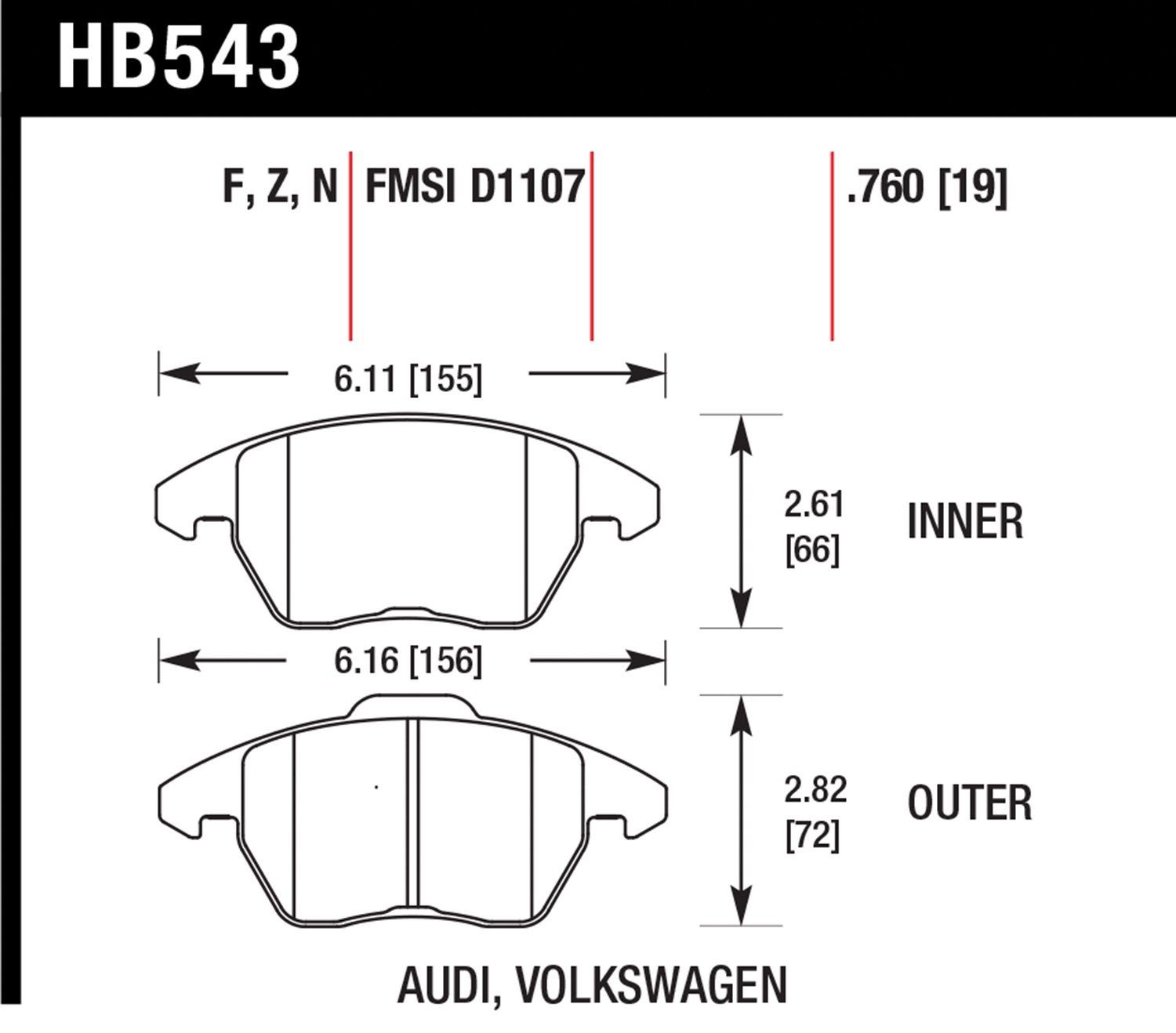 High-Performance Disc Brake Pads for Cars & Trucks - Durable Ceramic Brake Pads with Low Noise & Dust - Perfect for Daily Commuting, Mountain Driving & Heavy-Duty Use