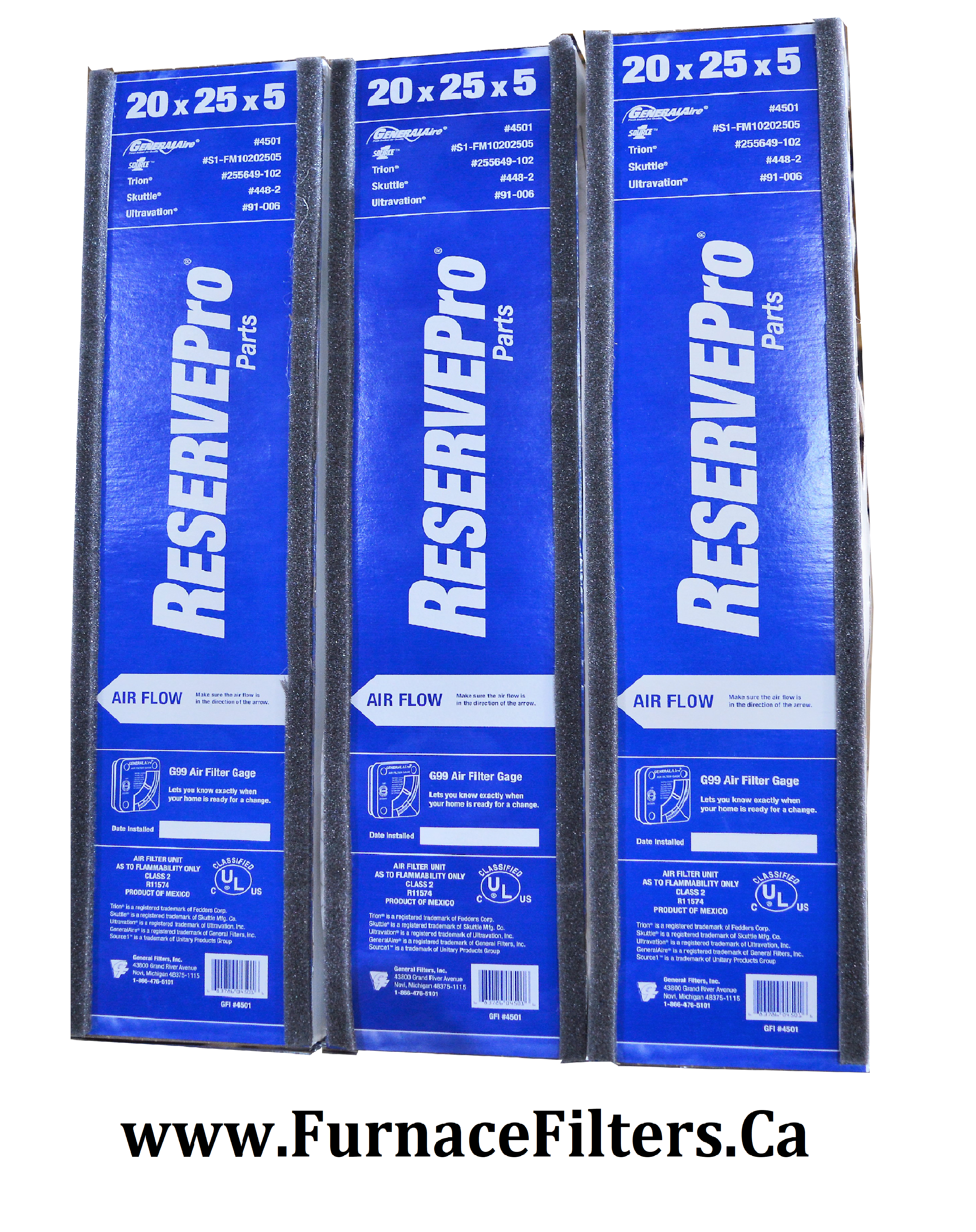MAC 10202505 Replacement Air Filters (3-Pack) - Compatible with [Specific Equipment Models] for Home & HVAC System Maintenance