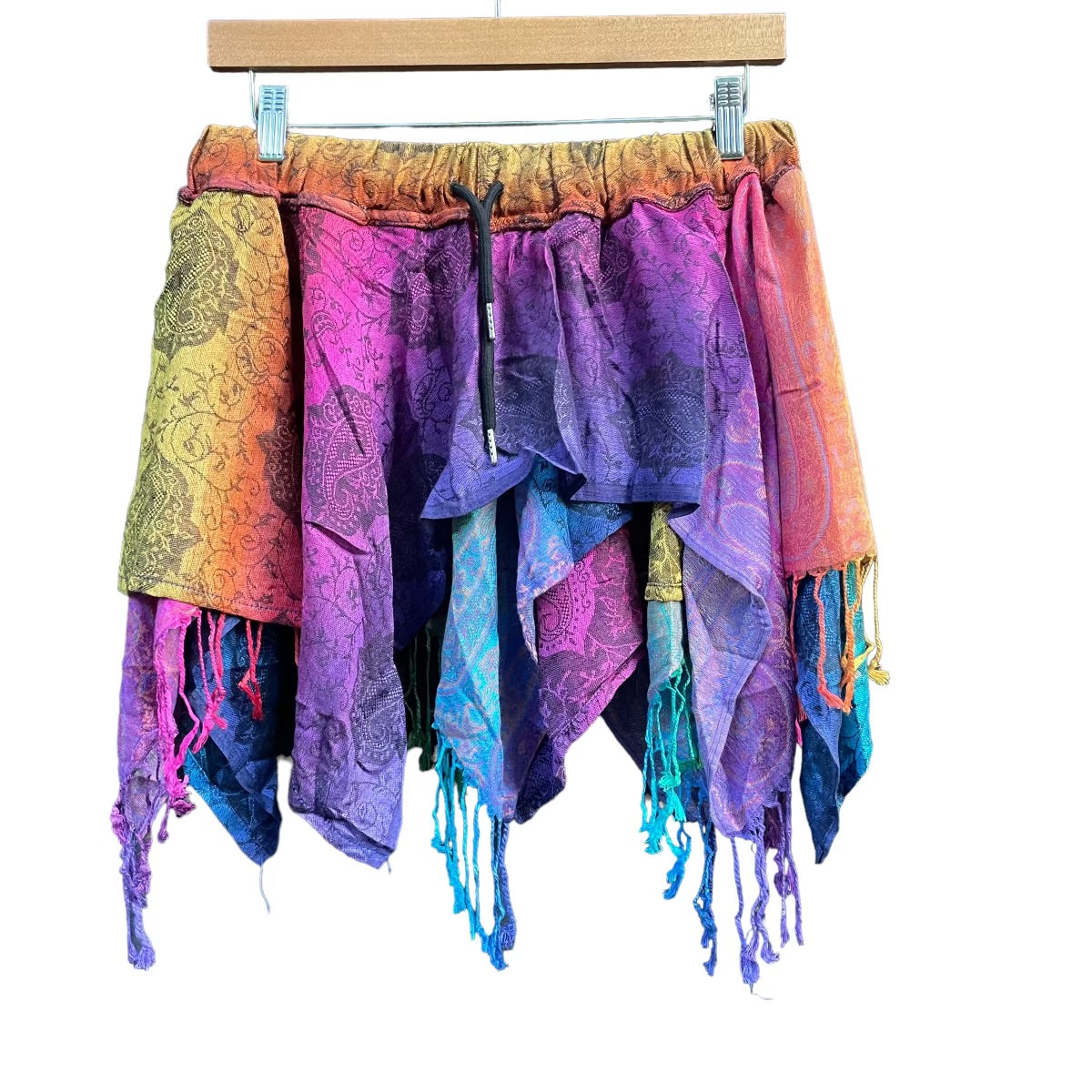 Fairy Pash Skirt - Rainbow Classic Flowy Skirt for Women | Boho Chic Summer Skirt for Beach, Festival, and Casual Wear