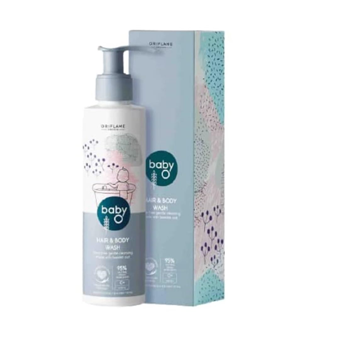 Baby O Hair & Body Wash 200ML - Gentle Tear-Free Shampoo & Soap for Newborns & Toddlers - Perfect for Bath Time & Sensitive Skin Care