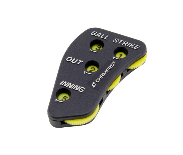 Champro 4 Dial Umpire Indicator - Baseball & Softball Umpire Counter for Accurate Pitch Tracking - Perfect for Umpires, Coaches, and Scorekeepers