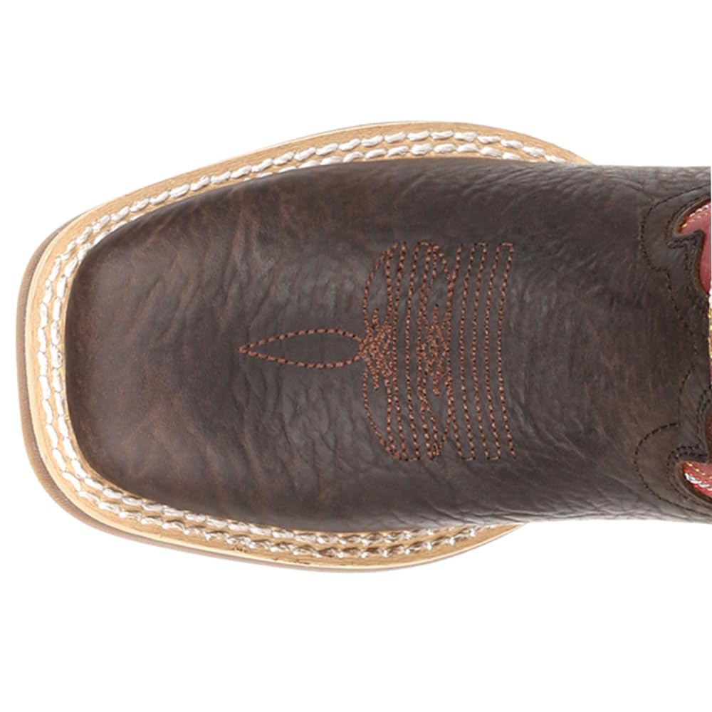 Durango Lil' Rebel Pro Kids Western Boots - Red Cowboy Boots for Boys & Girls - Perfect for Rodeo, Horseback Riding & Country Fashion