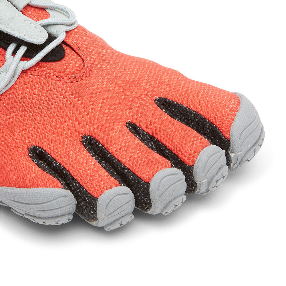 Vibram Women's V Run Retro Running Shoes - Lightweight & Durable for Trail & Road Running - Red, Black, Grey - Perfect for Jogging, Gym & Outdoor Activities
