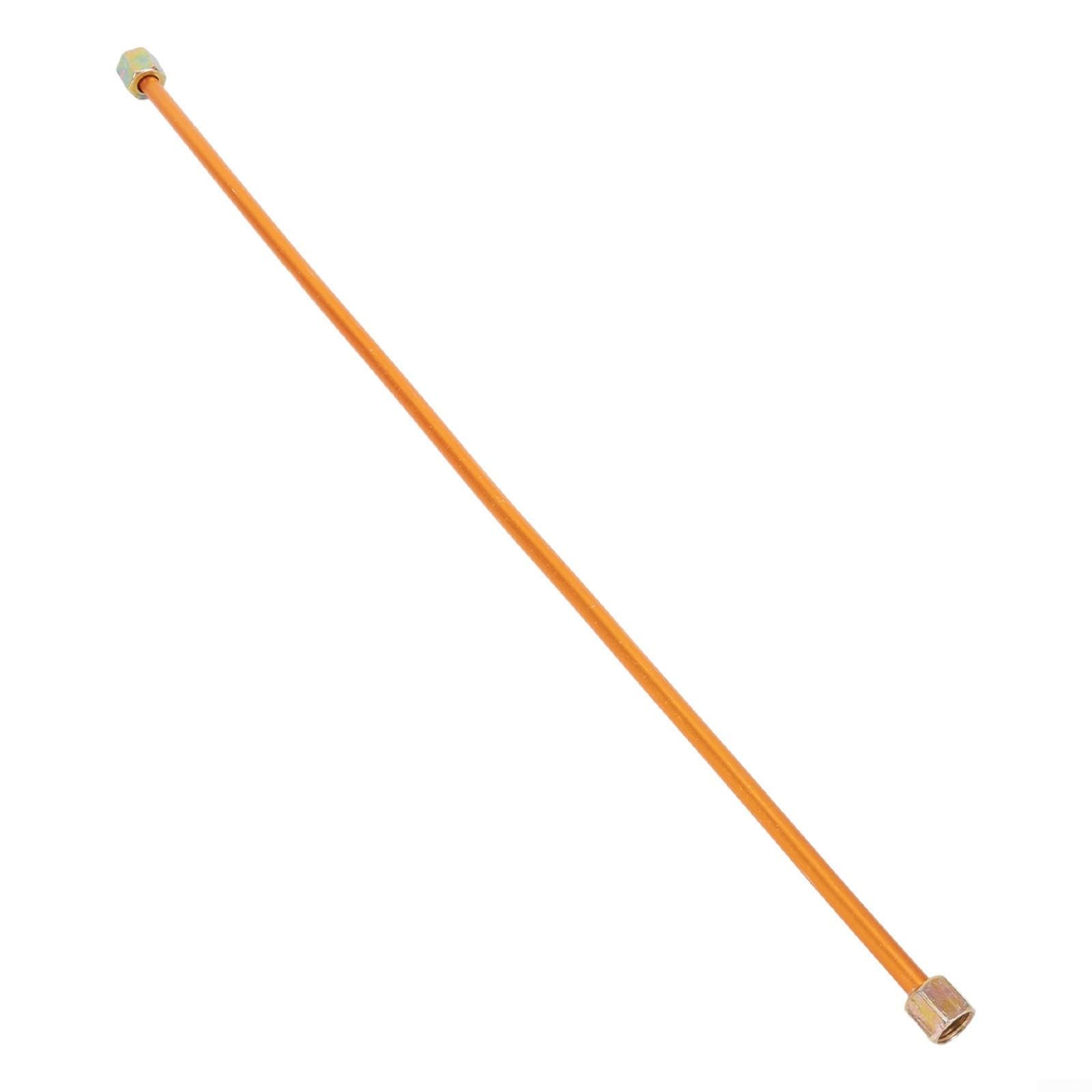400mm Copper Plated Aluminum Air Compressor Exhaust Tube - Durable Copper Tone Replacement for HVAC Systems - Aluminum & Copper Construction - Easy Installation for Industrial & Automotive Use