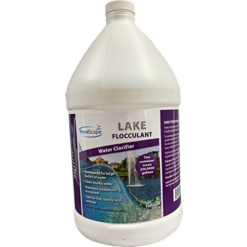 **Lake Flocculant Water Clarifier - 1 Gallon for Crystal Clear Ponds, Pools & Water Features**