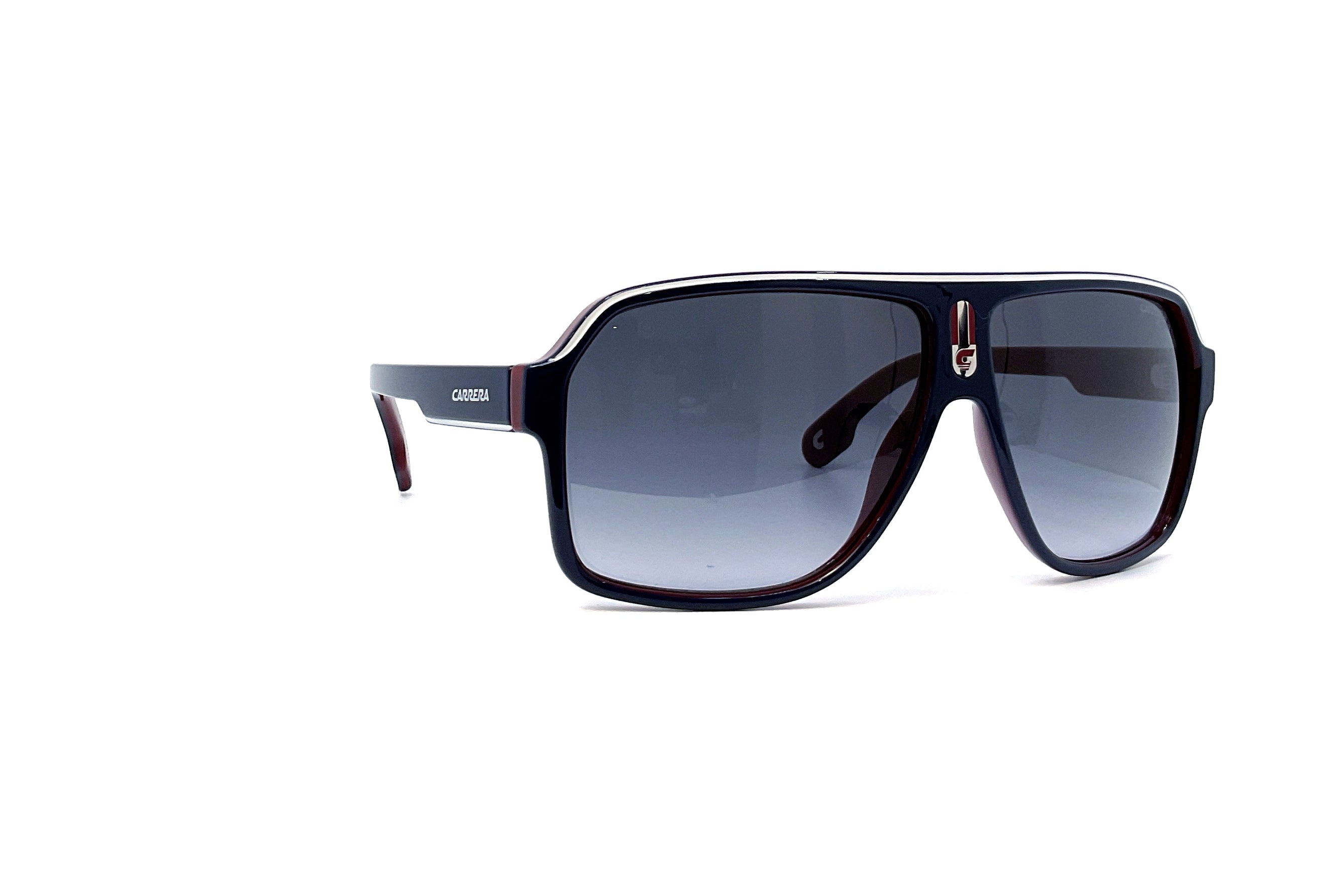 Carrera 1001/S Sunglasses - Blue & Red Gradient Lenses, UV Protection, Lightweight Frame for Men & Women - Perfect for Driving, Running, and Outdoor Activities