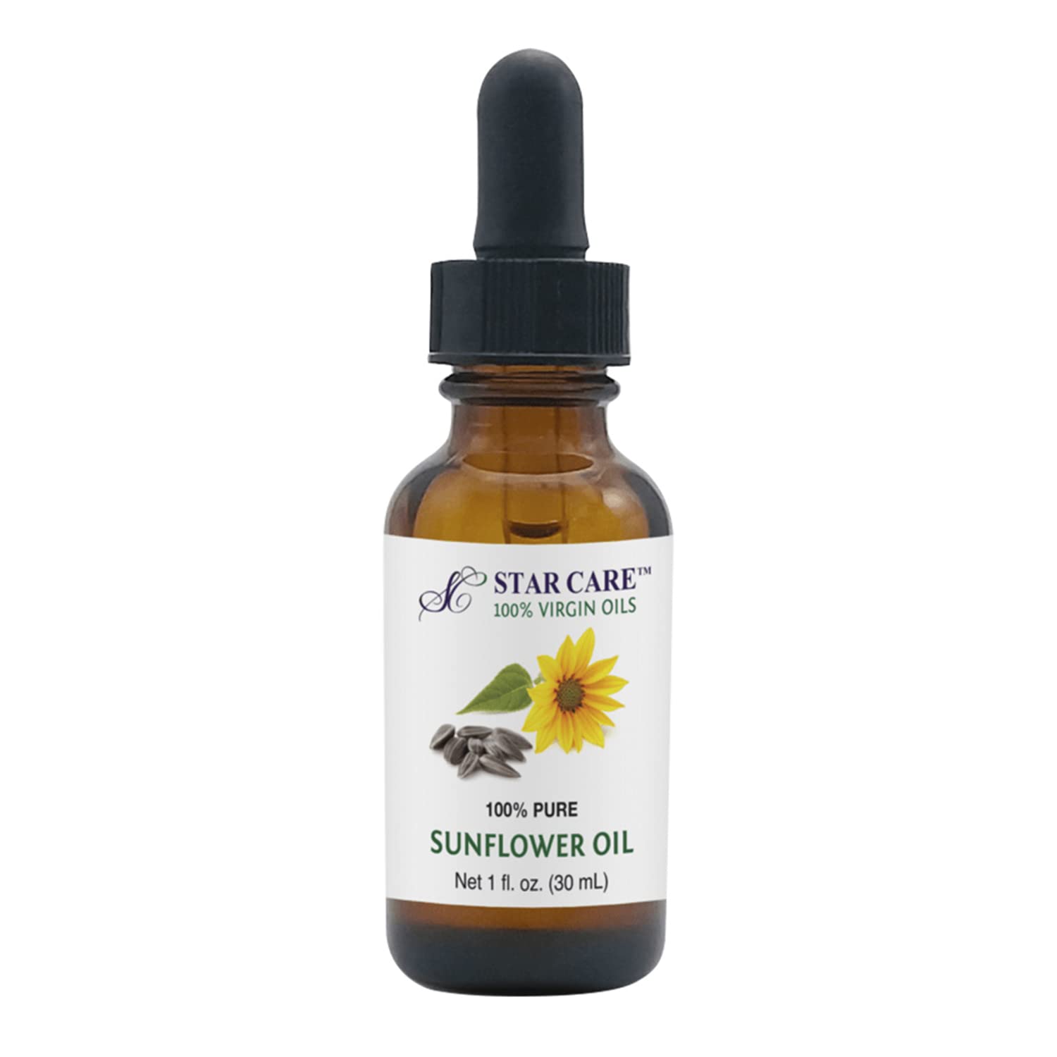 100% Pure Sunflower Oil for Cooking, Baking & Skincare - Cold Pressed, Unrefined & Natural - Perfect for Salad Dressings, Frying & DIY Beauty Recipes