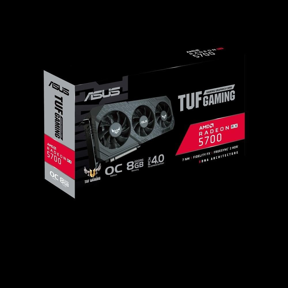 ASUS TUF Gaming RX 5700 8GB GDDR6 Graphics Card - High Performance for PC Gaming, VR & 4K Video Editing | Perfect for Gamers & Content Creators