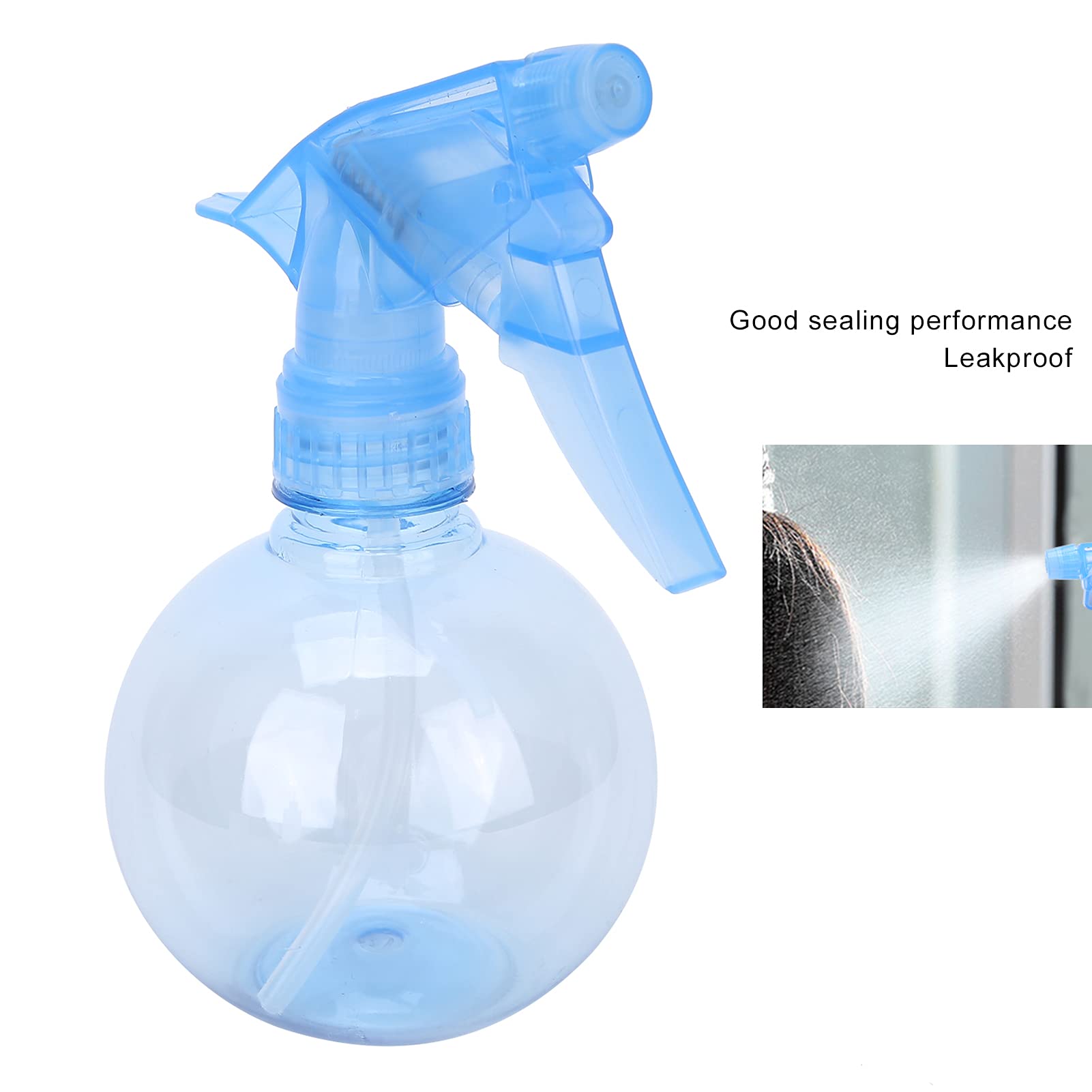 200ml Refillable Continuous Water Mist Spray Bottle - Empty Squirt Bottle for Hairstyling, Cleaning, Plants & Skin Care | Perfect for Salon, Home & Garden Use