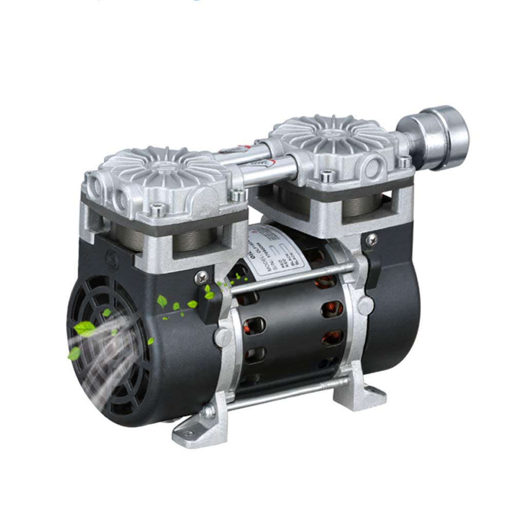 MXBAOHENG 130W Oil-Free Vacuum Pump 35L/min -95Kpa Industrial Piston Vacuum Pump (220V, SY-650H) for Laboratory, Medical Equipment & HVAC Systems