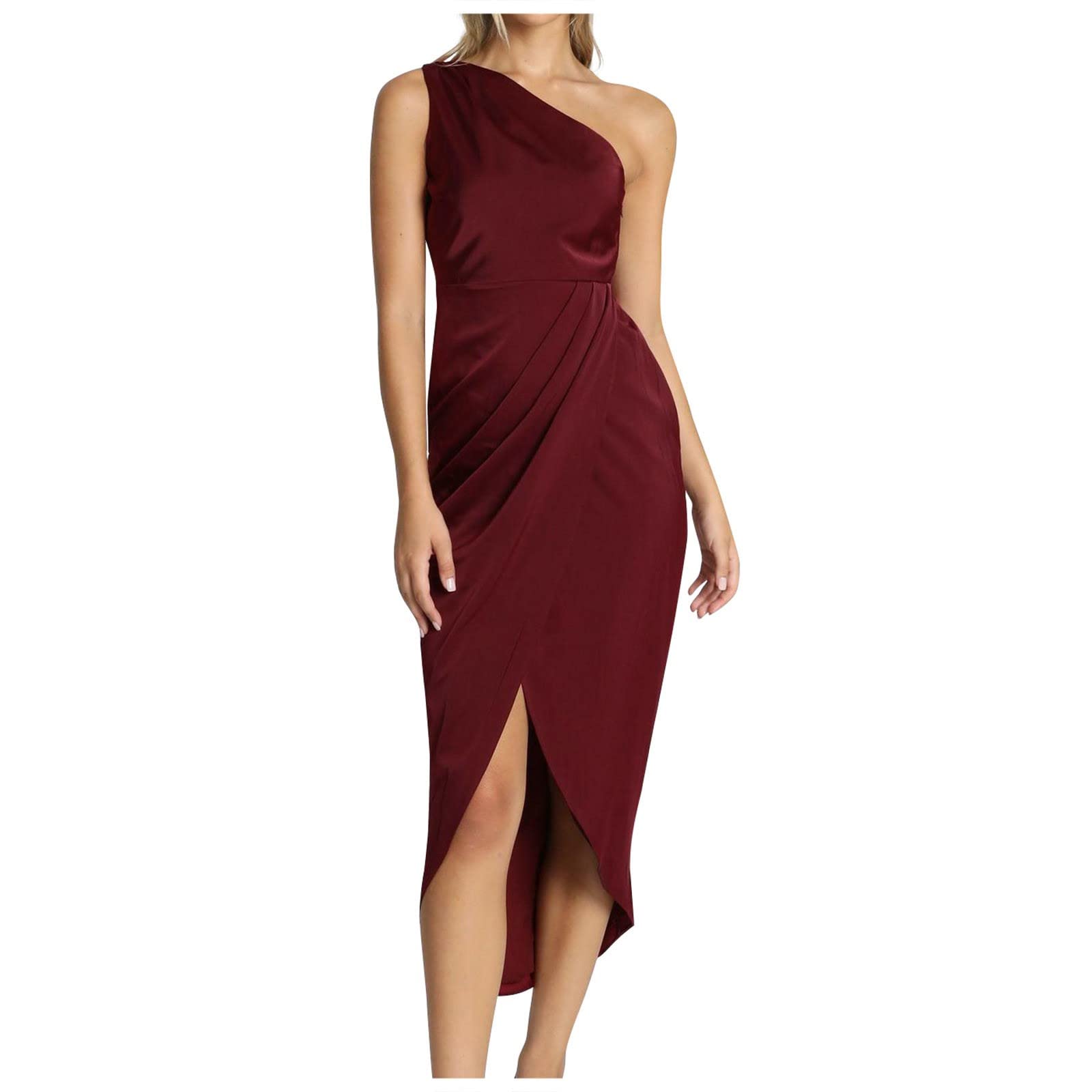 Women's Sexy Strapless Cocktail Dress - Solid Color Summer Party Dress for Juniors | Perfect for Night Out, Club, Wedding & Special Occasions