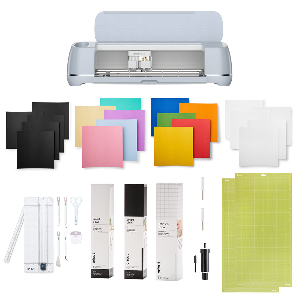 Cricut Campus Bundle - DIY Crafting Machine for Vinyl Cutting, Heat Transfer & More | Perfect for Home Decor, T-Shirts & Personalized Gifts