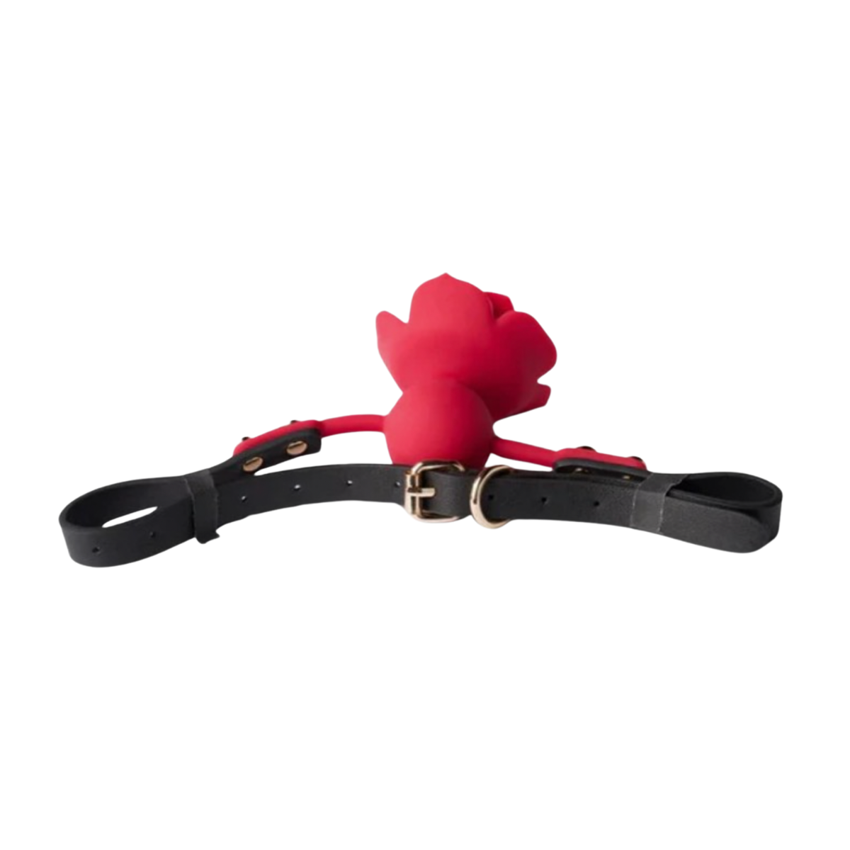 Rosegasm Ball Gag Bloom - Premium BDSM Gag with Rose Design for Adults - Perfect for Role Play, Bondage, and Sensual Play