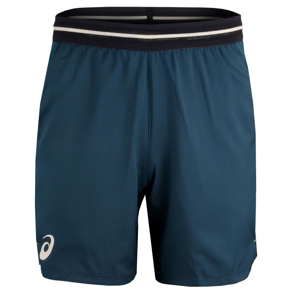 ASICS Men's Match 7 Running Shorts - Lightweight Athletic Shorts for Men, Quick-Dry Gym Workout Shorts with Pockets - Perfect for Running, Training & Casual Wear (Mako Blue)