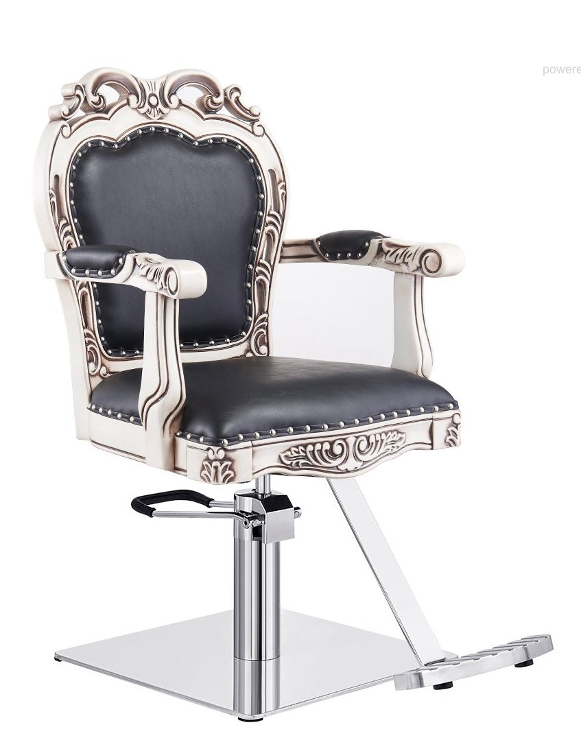 Vintage Antique Salon Chair from Georgia - Classic Barber & Beauty Salon Styling Chair for Home & Professional Use