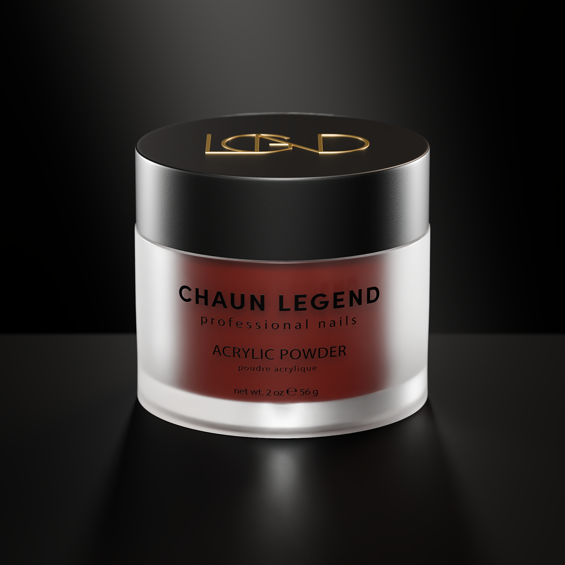 Chaun Legend Acrylic Powder 2oz (140 Hot Cocoa) - Professional Nail Art Dip Powder for DIY Manicures & Salon Use