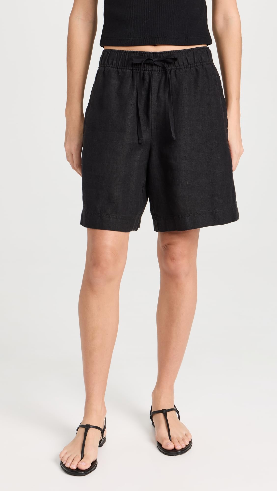 Vince Women's Hemp Pull-On Shorts - Comfortable Casual Summer Shorts for Women | Perfect for Beach, Travel & Everyday Wear