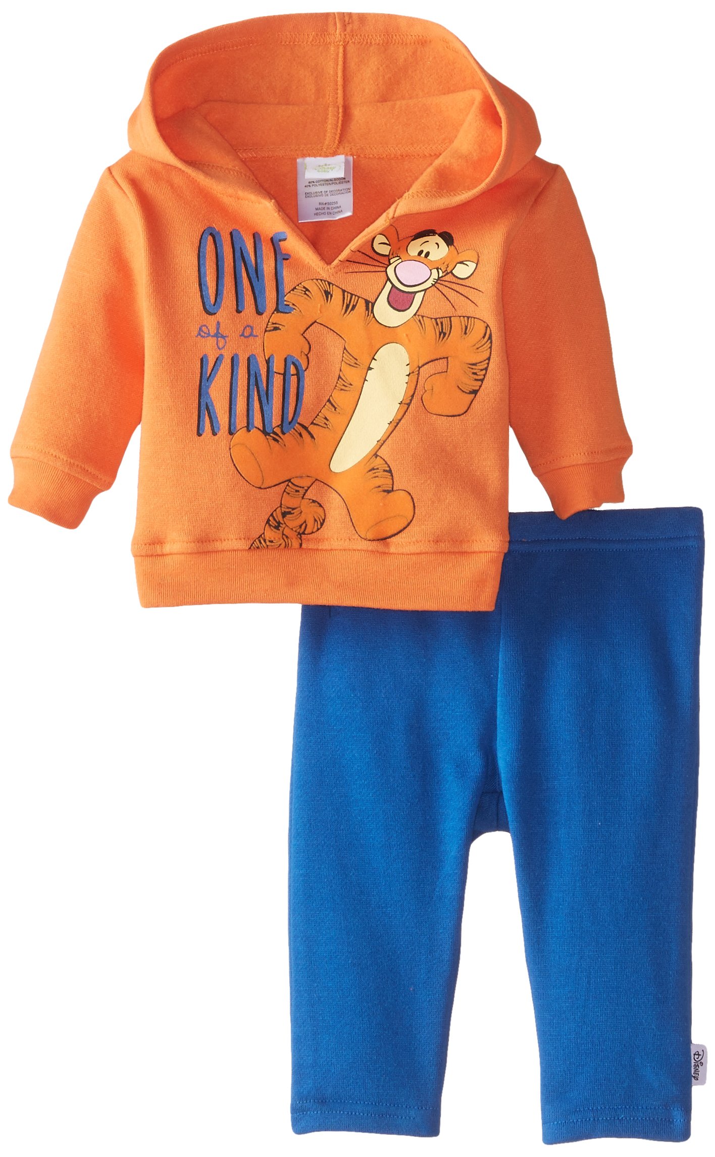 Disney Baby Boys' Tigger Hoodie Set - Cozy 2-Piece Outfit for Playtime