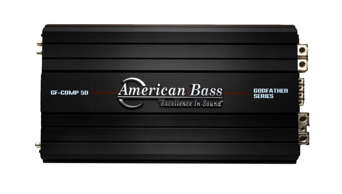 American Bass Godfather Comp 5D Mono Amplifier - High Power Car Audio Amp for Deep Bass & Clear Sound | Perfect for Car Audio Systems & Subwoofers