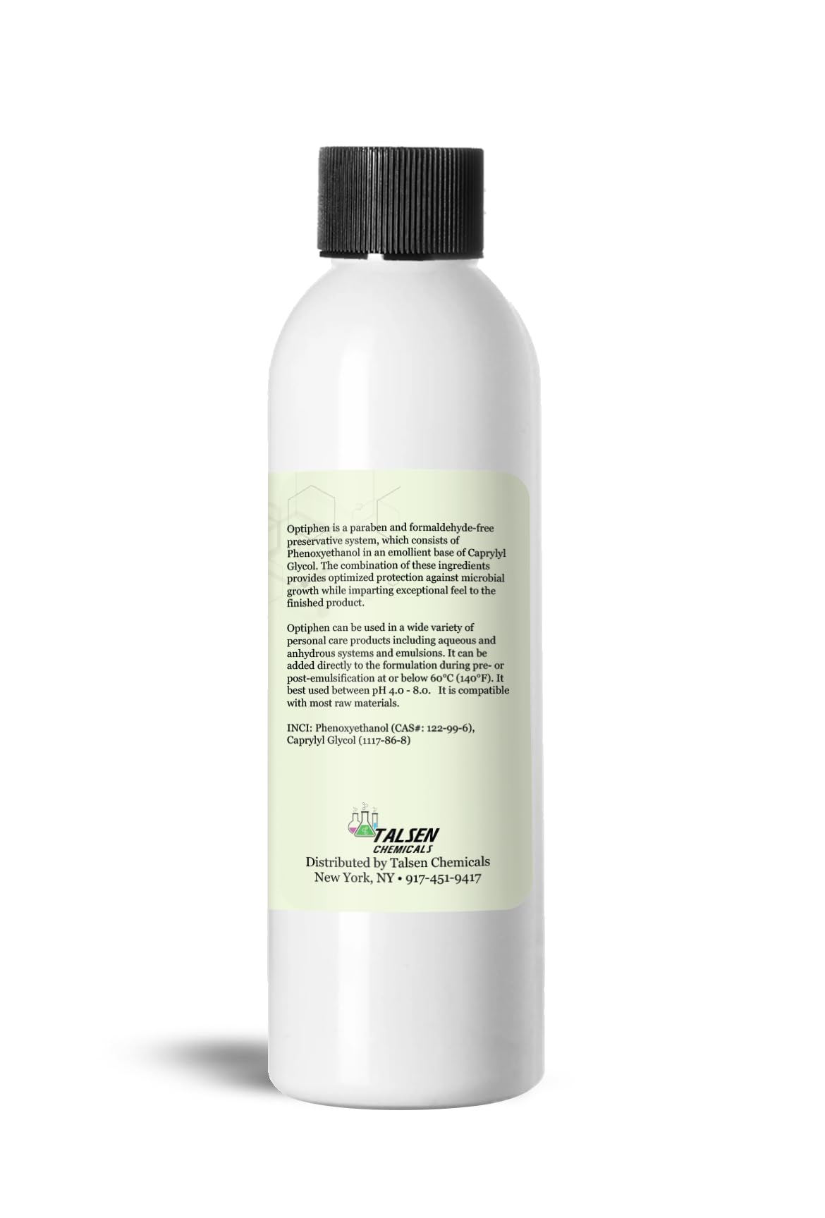 Optiphen Preservative (4 Oz / 118 mL) - Natural, Water Soluble, Paraben-Free Broad Spectrum Cosmetic Preservative for Lotion Making - Ideal for DIY Skincare, Homemade Creams & Natural Beauty Products