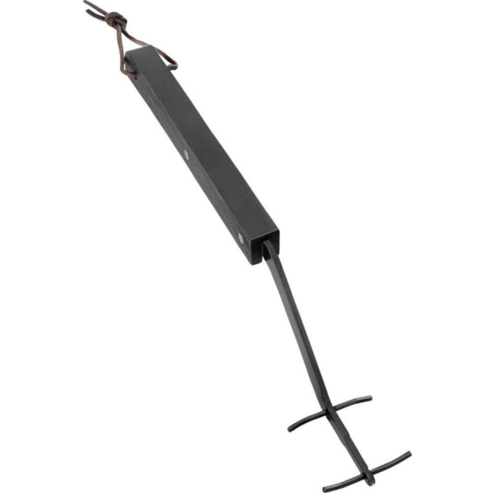 Napoleon 62121 Premium Grid Lifter with Ergonomic Hardwood Handle - Perfect for BBQ Grilling, Camping, and Outdoor Cooking Accessories