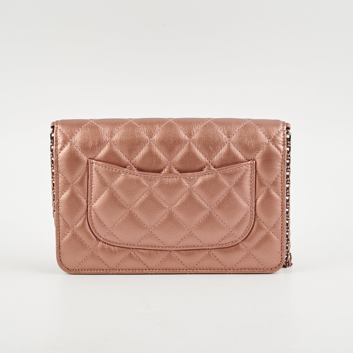 Chanel Reissue Wallet On Chain (WOC) Rose Gold Crossbody Bag - Luxury Designer Handbag for Women | Perfect for Evening Parties, Date Nights & Special Occasions