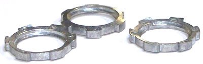 1/2-14 Steel Conduit Locknuts with Zinc Plating - 1,000 Pcs Bulk Pack for Electrical Wiring & Conduit Installations