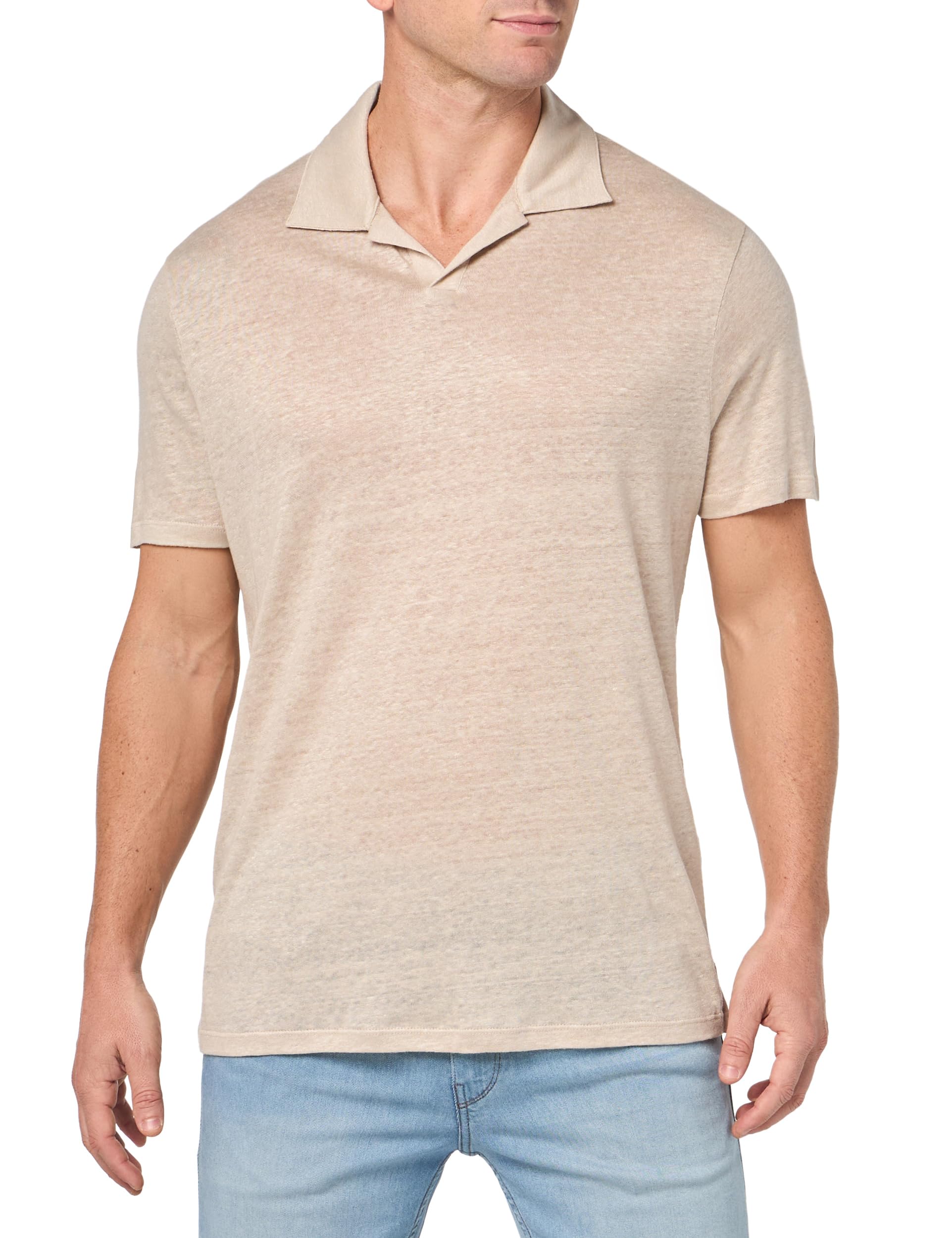 PAIGE Men's Shelton Polo Shirt - Classic Fit Short Sleeve Button Down Shirt for Men | Casual & Business Wear | Perfect for Golf, Office & Outdoor Activities