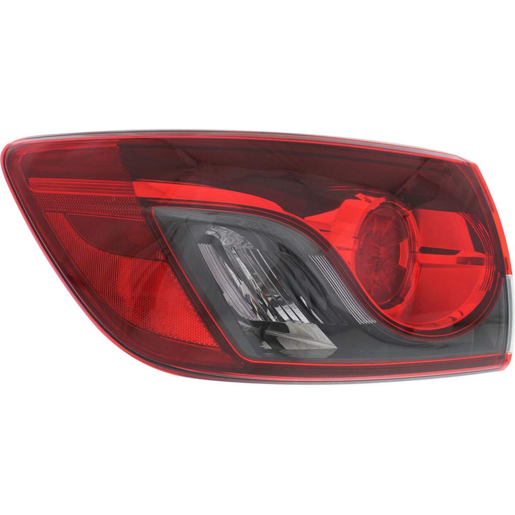 2013-2014-2015 Mazda CX-9 Driver Side Tail Light Assembly with Bulbs - DOT Certified Replacement for MA2804112 | Perfect for Night Driving & Enhanced Vehicle Safety