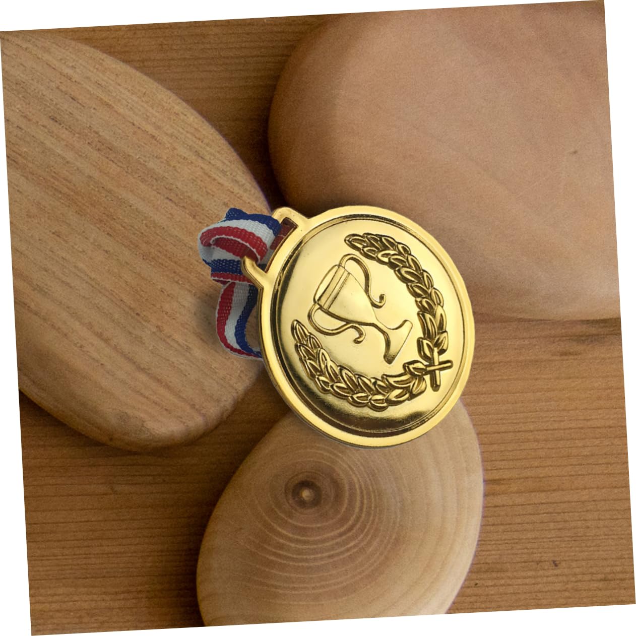 10pcs Christmas Game Gold Medal Prizes - Award Trophies for Adults & Kids - Perfect for Holiday Parties, Competitions & Festive Gift Giving
