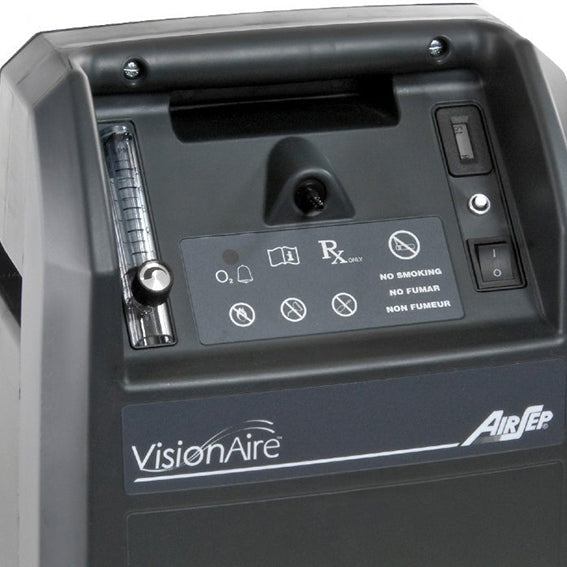 VisionAire 5LPM Oxygen Concentrator for Home Use - Portable Oxygen Machine with Adjustable Flow, Quiet Operation for Sleep & Travel - Ideal for COPD Patients & Elderly Care