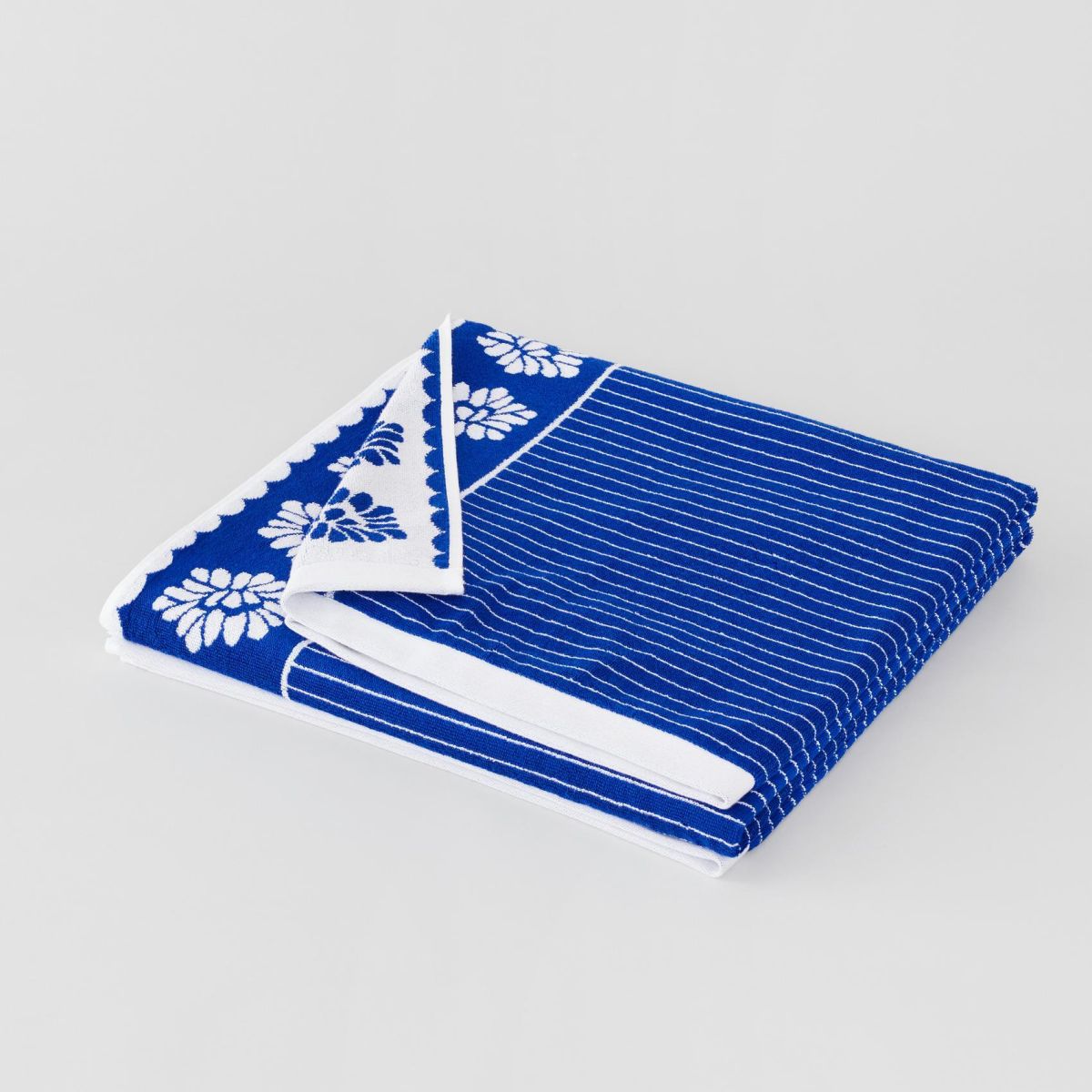 Evlet Capri Blue Beach Towel by Sheridan